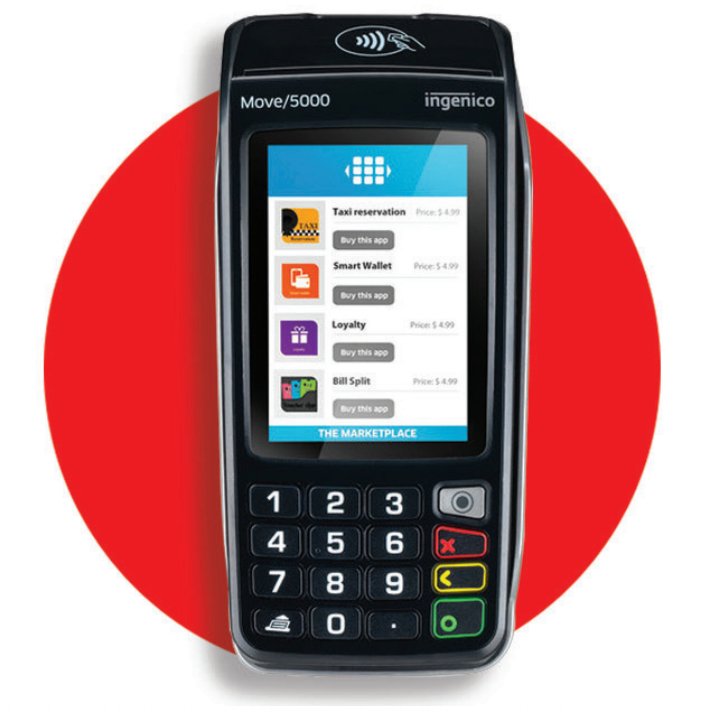 Ingenico Move/5000, Bluetooth, WiFi Terminal